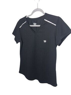 Wilson 3 PIECE BUNDLE Womens V-Neck Athletic T-Shirts Multiple Colors